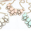 Big Pendant Short Chain Necklace Fashionable Vintage Irregular Geometry Female Popular Party Accessory