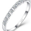 Simulated Diamond Ring - 925 Sterling Silver