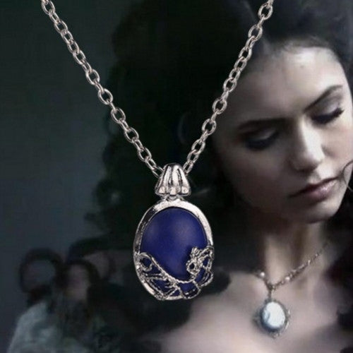 Katherine pendant movie jewelry, The Vampire Diaries necklace vintage