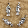 Pendant 20*8mm N283 Jewelry Craft Making Finding - DIY NEW STYLE , 20pcs Antique Silver Double Side Chess horse Charms